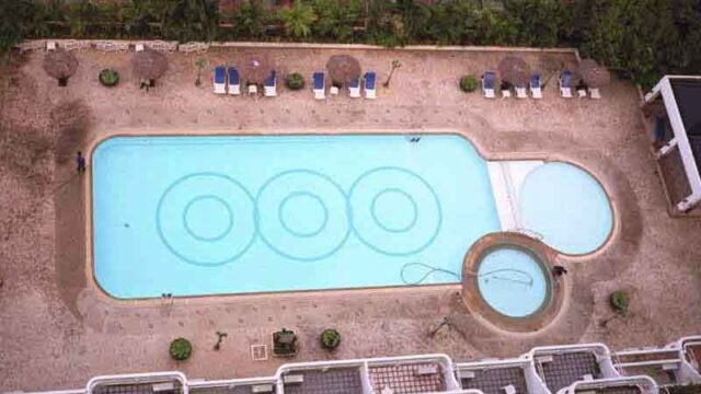 タイ　プーケットのホテルのプール